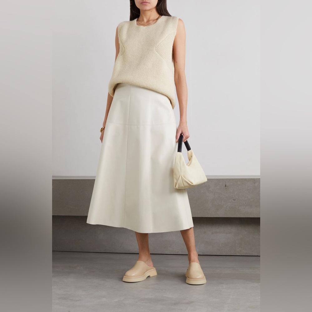NWT! CARD Oversized Ribbed Alpaca And Wool-Blend Sweater Cream